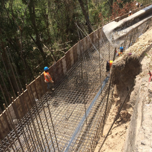 Retainer Wall - Saddle Road Santa Cruz